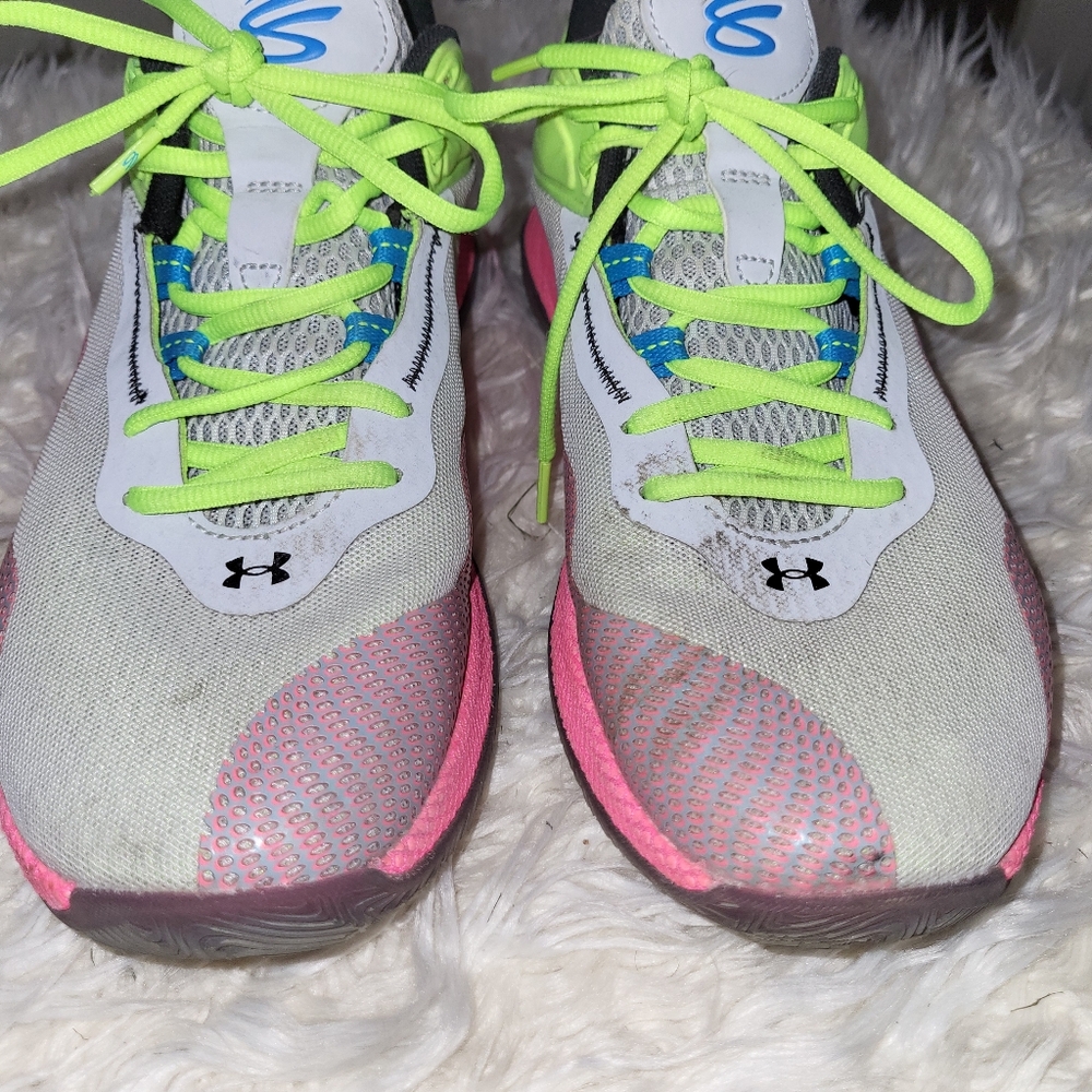 Under Armour Curry Hovr Splash Halo Gray - Size 10 Men's / 11.5 Women's - Picture 6 of 10